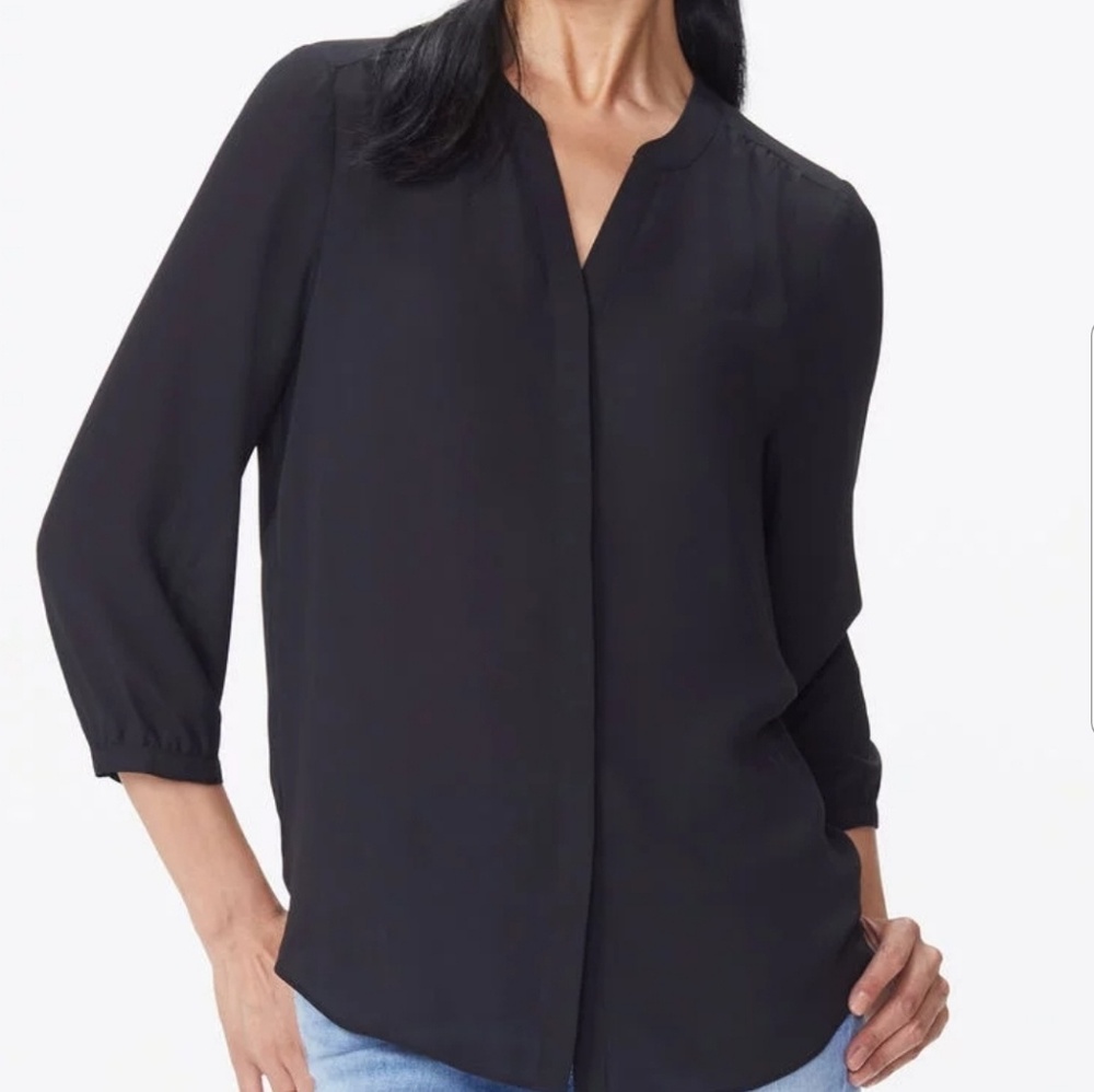 NYDJ pintuck blouse